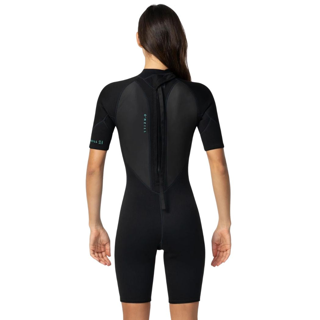 O'Neill Womens Factor Back Zip SS 2mm Spring Suit
