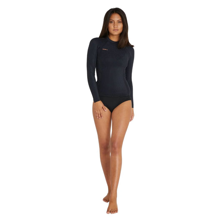 O'Neill Womens Hyperfreak 1.5mm Jacket Black Black
