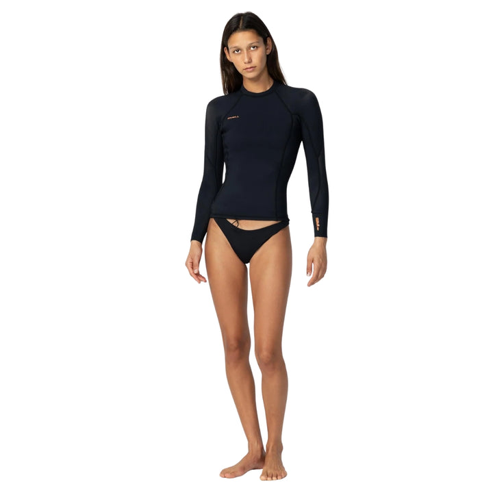 O'Neill Womens Hyperfreak 1.5mm Wetsuit Jacket Black Black
