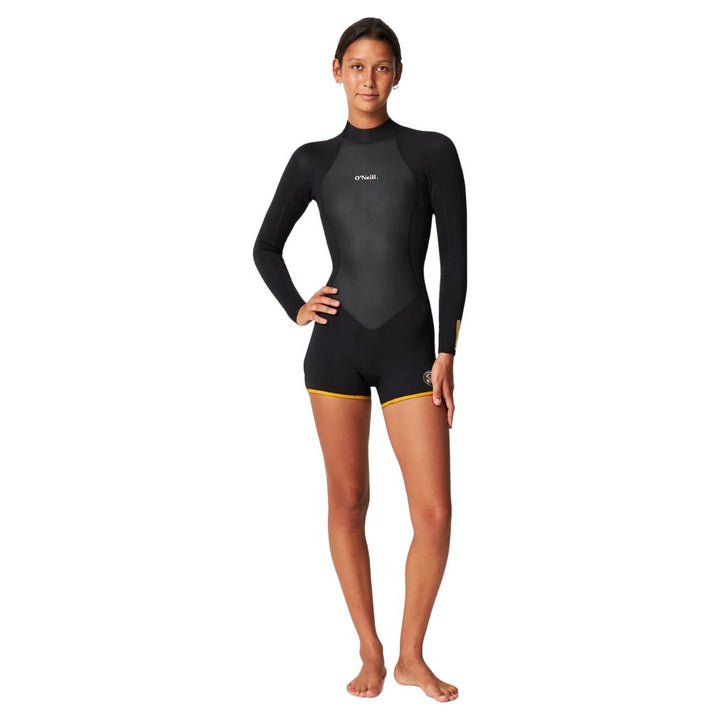 O'Neill Womens O'Riginals BZ 2mm Boy Leg Spring Suit Black