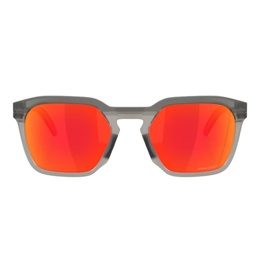 Oakley HSTN SQ Matte Grey Smoke Prizm Ruby