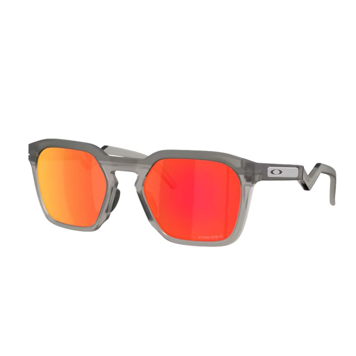 Oakley HSTN SQ Matte Grey Smoke Prizm Ruby