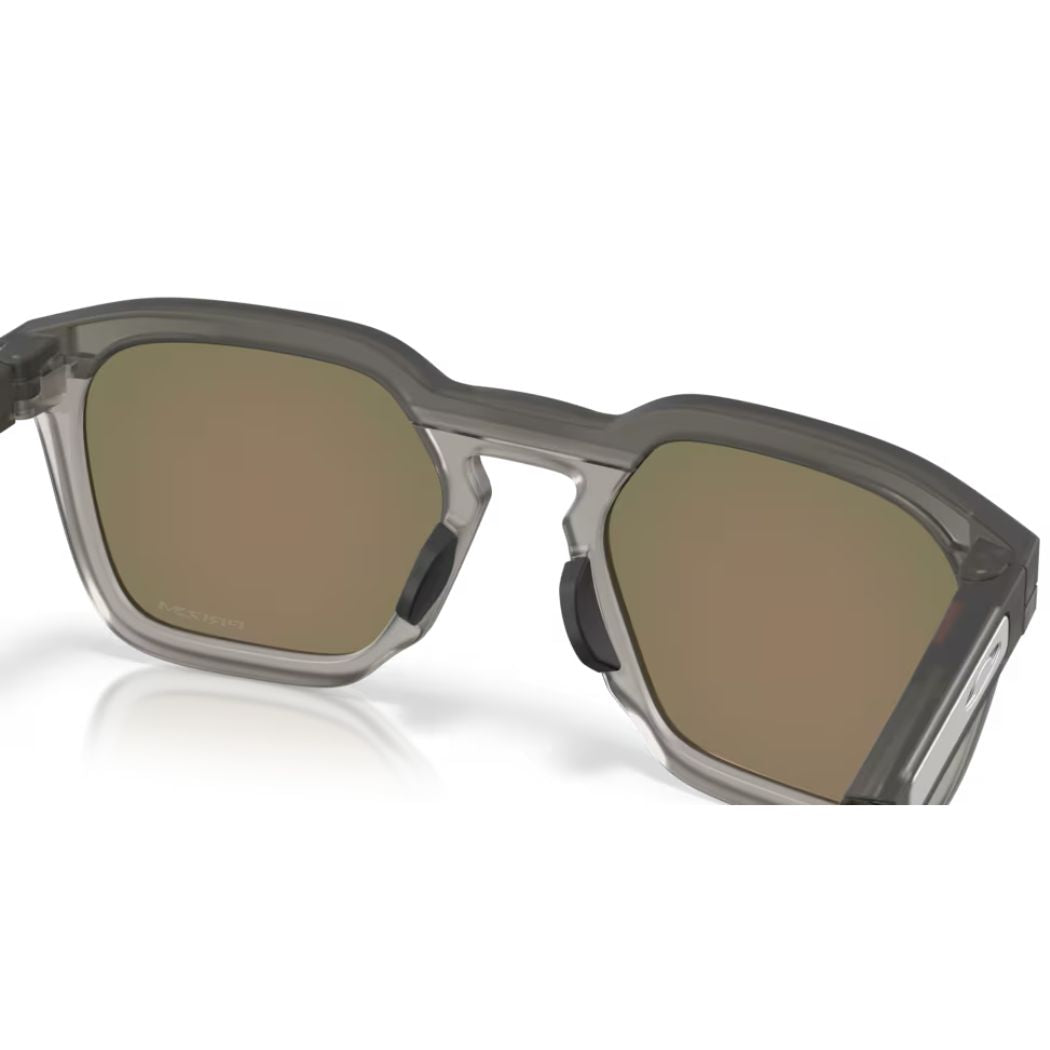 Oakley HSTN SQ Matte Grey Smoke Prizm Ruby