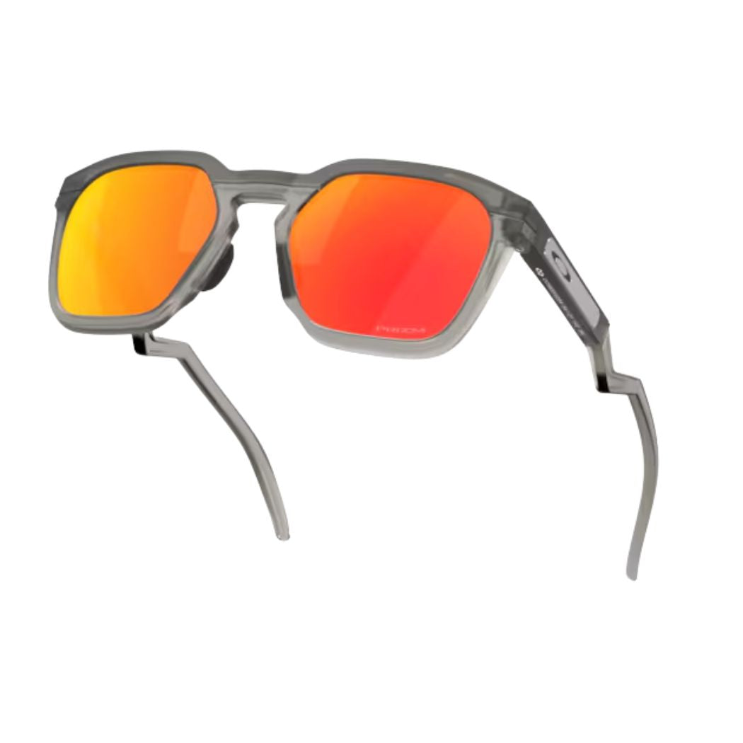Oakley HSTN SQ Matte Grey Smoke Prizm Ruby
