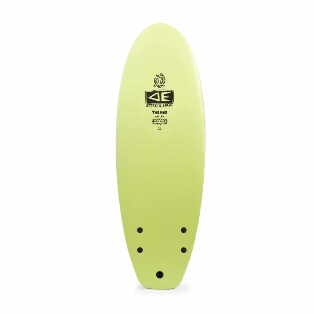 Ocean And Earth 4'8 Freaks Bug Softboard Acid Green