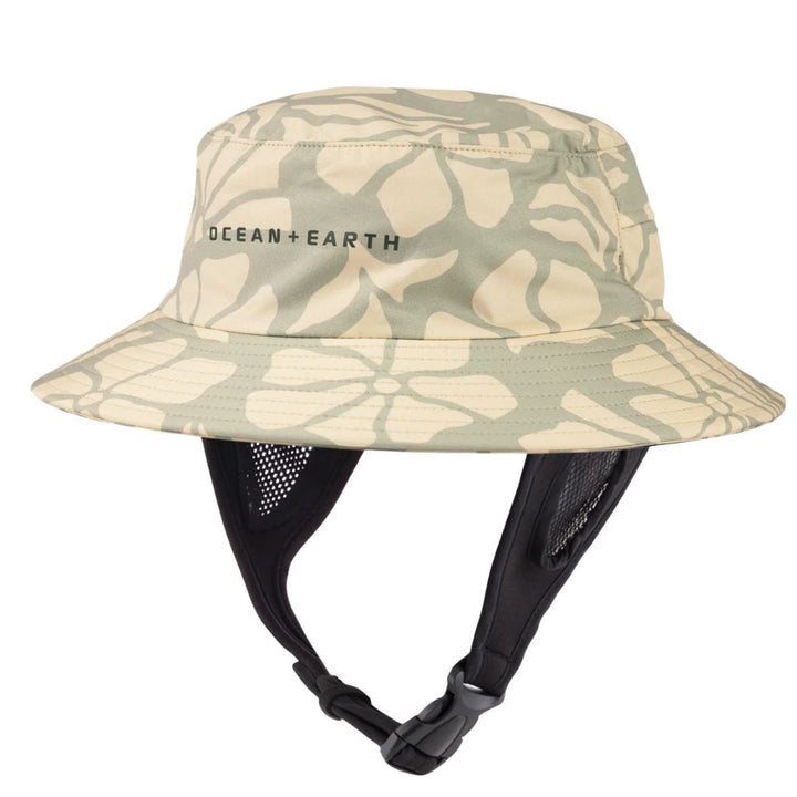 Ocean And Earth Bingin  Lightweight Soft Peak Surf Hat Sage Flower