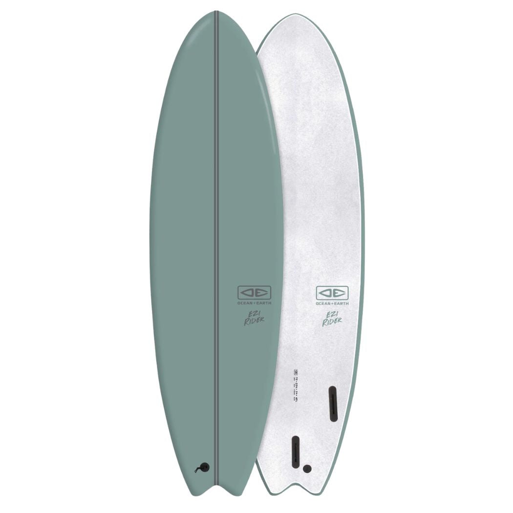 Ocean And Earth Ezi Rider 2.0 7ft Softboard Sage