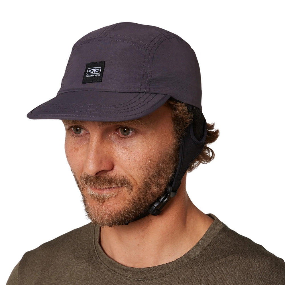 Ocean and Earth Indo 5 Panel Cap Charcoal