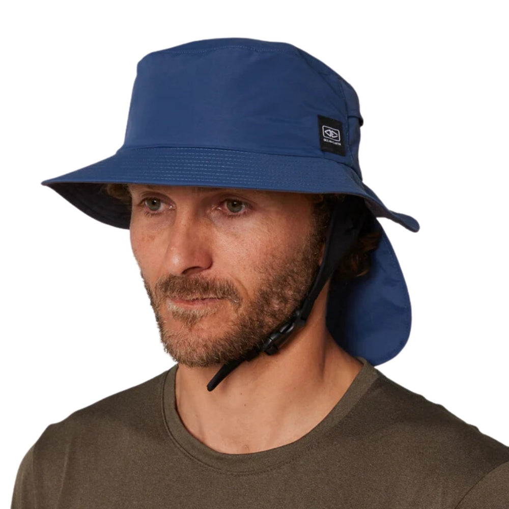 Ocean and Earth Indo Stiff Peak Surf Hat Navy