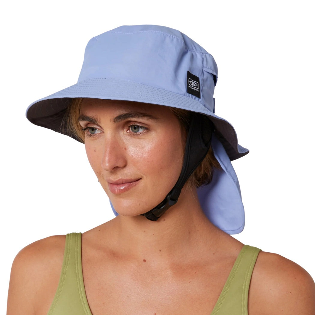 Ocean and Earth Indo Stiff Peak Surf Hat Blue 