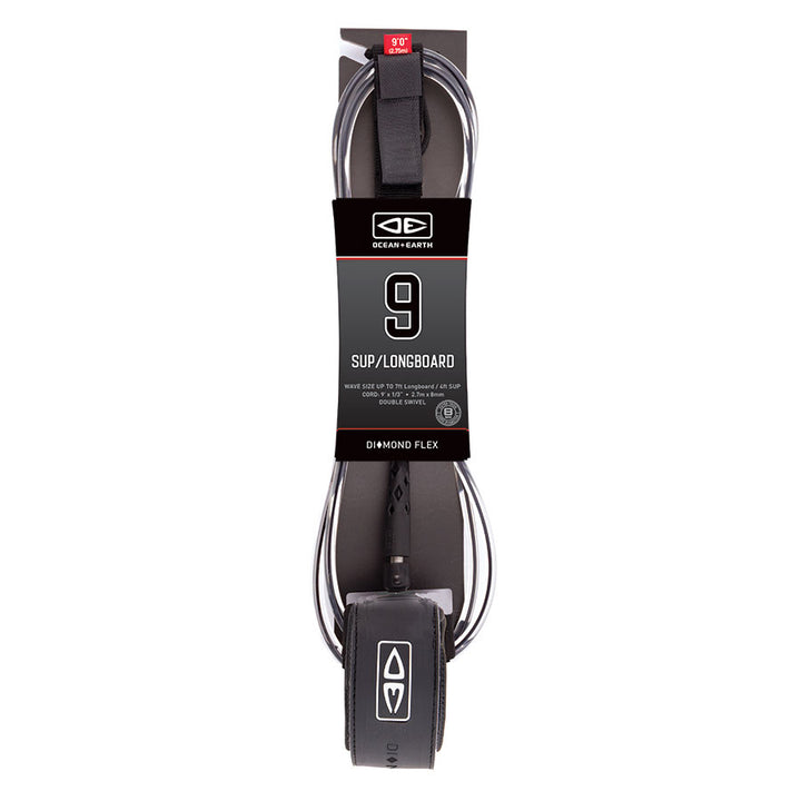 Ocean And Earth Diamond Flex Longboard Regular Leash 9ft