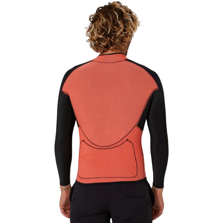 Ocean And Earth Double Black Long Sleeve Front Zip Vest