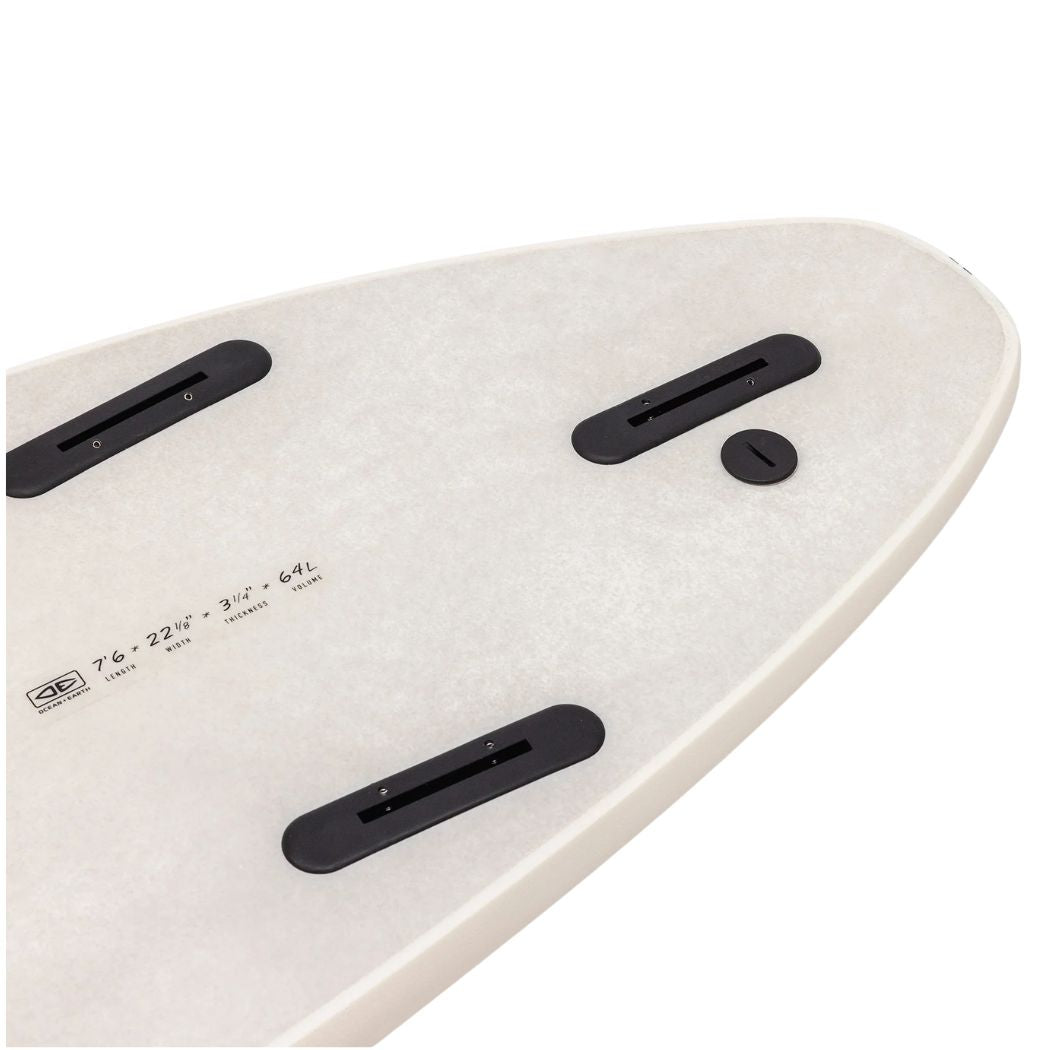 Ocean And Earth Ezi Rider 2.0 7'6" Softboard White