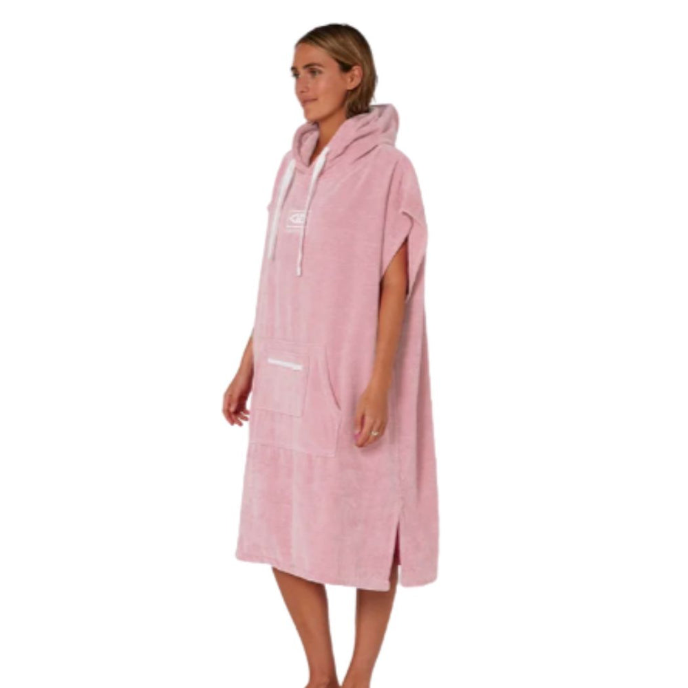 Ocean And Earth Ladies Hooded Poncho Cotton Candy
