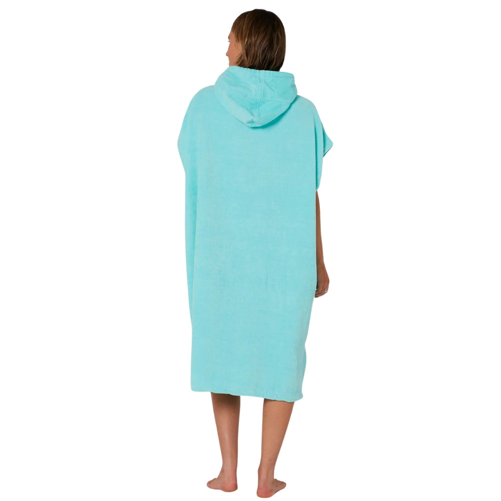 Ocean And Earth Ladies Hooded Poncho Mint