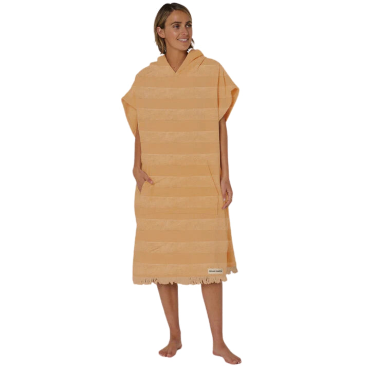 Ocean And Earth Ladies Layz Poncho Gold