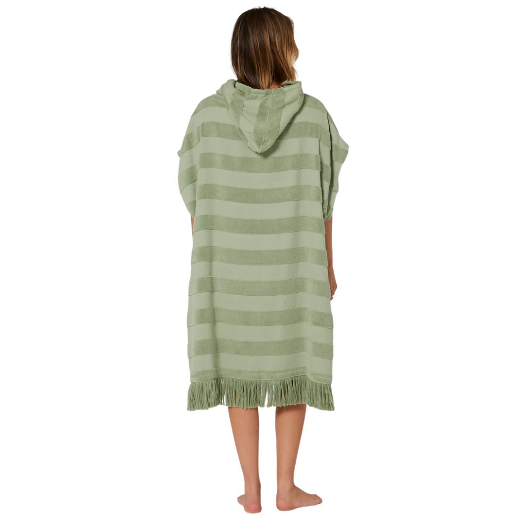 Ocean And Earth Ladies Layz Poncho Sage