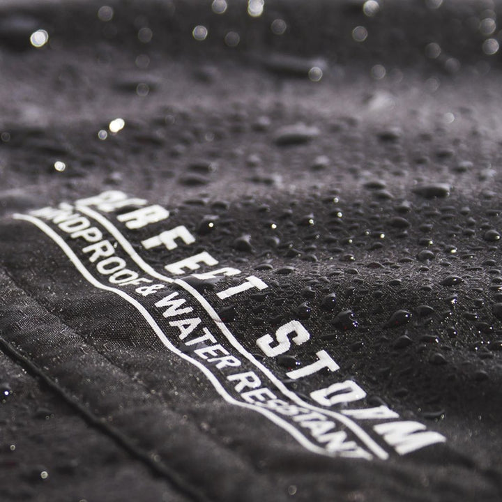 Ocean And Earth Perfect Storm Poncho Black