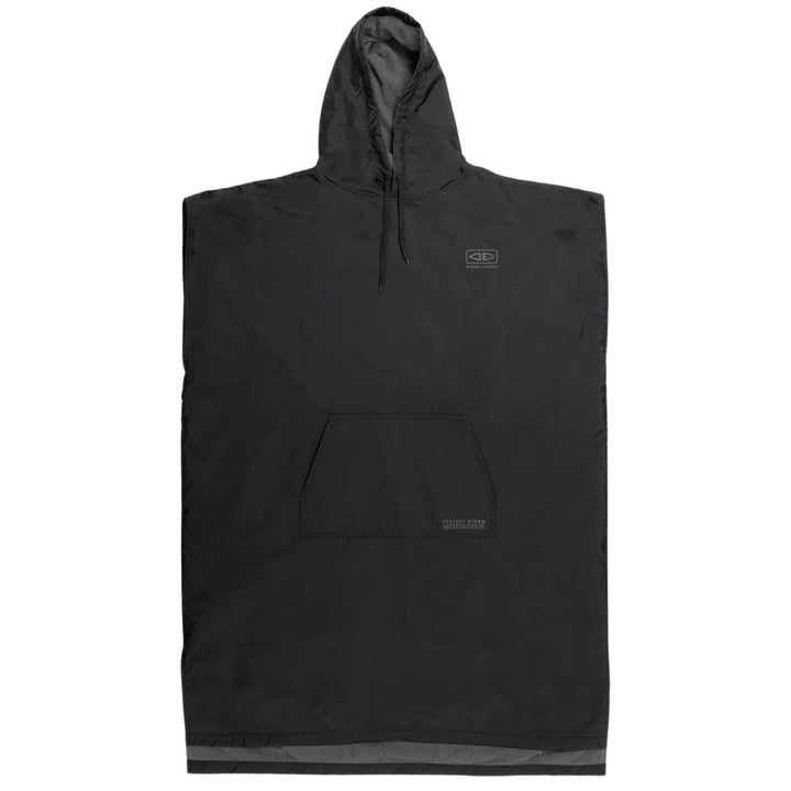 Ocean And Earth Perfect Storm Poncho Black