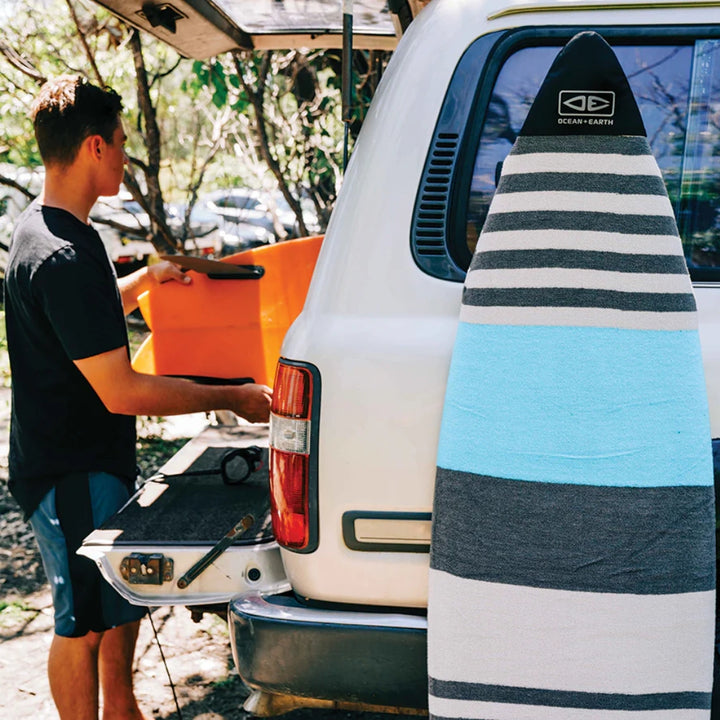 Ocean and Earth Shortboard Stretch Cover Blue Stripe