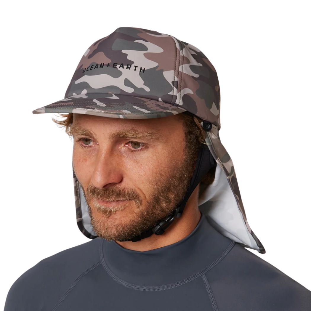 Ocean and Earth Bingin Lightweight Legionnaire Surf Cap