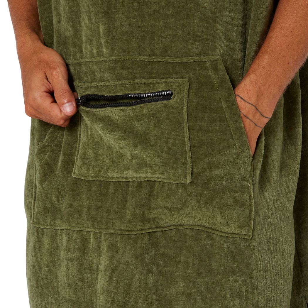 Ocean and Earth Corp Hooded Poncho Military 22