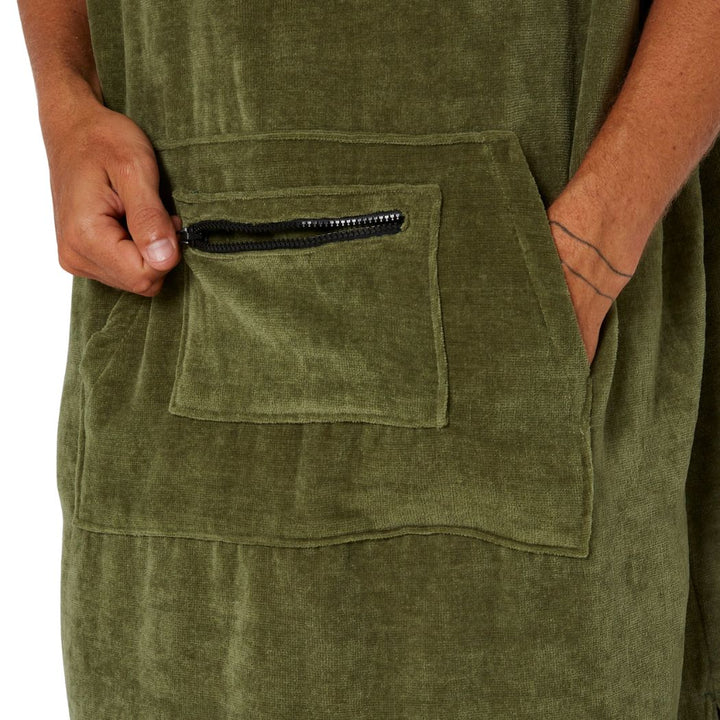 Ocean and Earth Corp Hooded Poncho Military 22