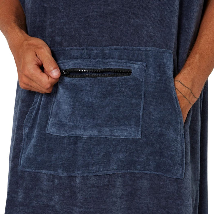 Ocean and Earth Corp Hooded Poncho Navy