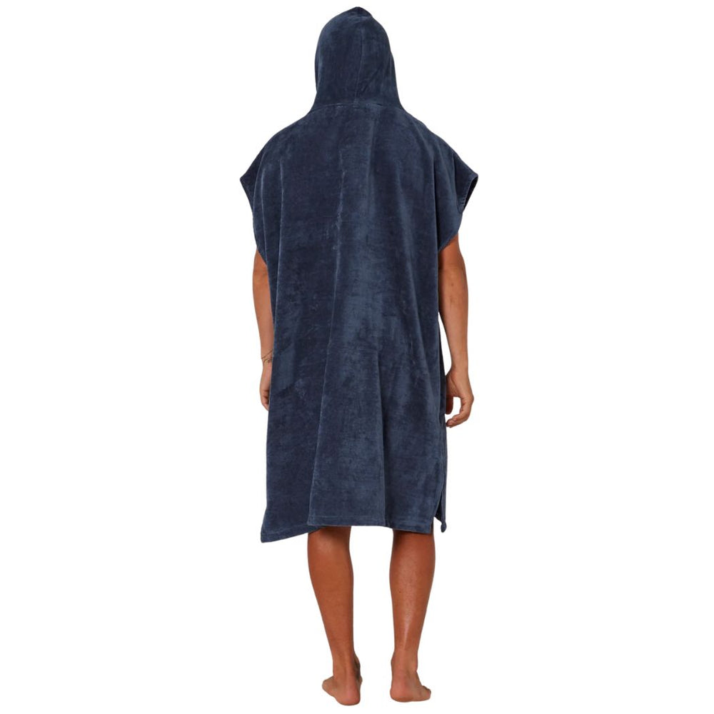 Ocean and Earth Corp Hooded Poncho Navy