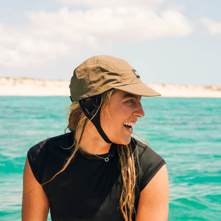 Ocean and Earth Indo 5 Panel Cap Olive