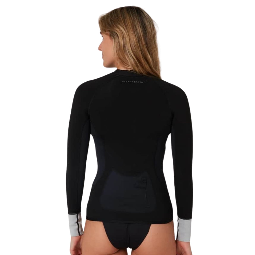 Ocean and Earth Ladies Long Sleeve Front Zip Paddle Vest