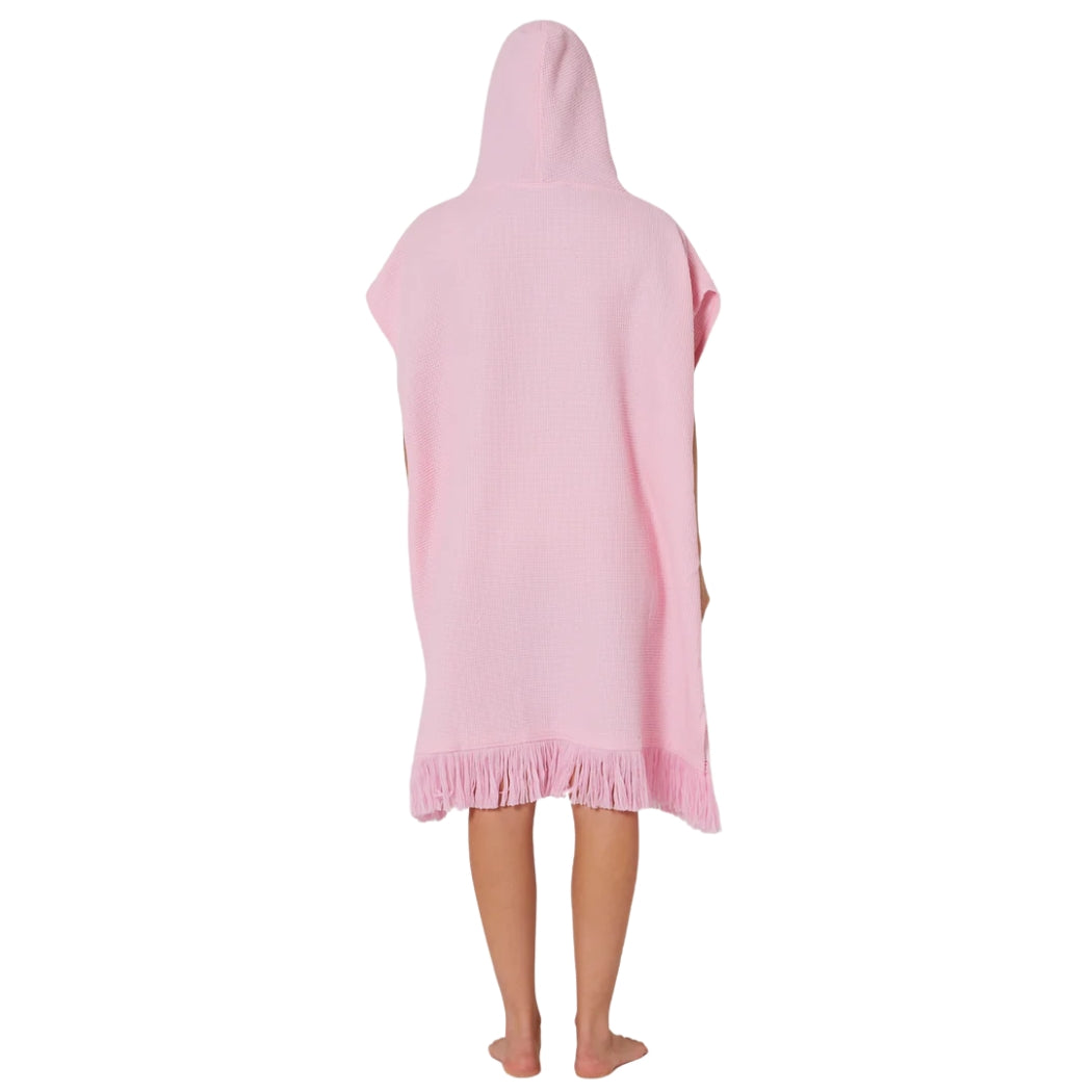 Ocean and Earth Ladies Waffle Poncho