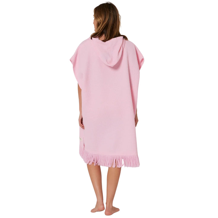 Ocean and Earth Ladies Waffle Poncho