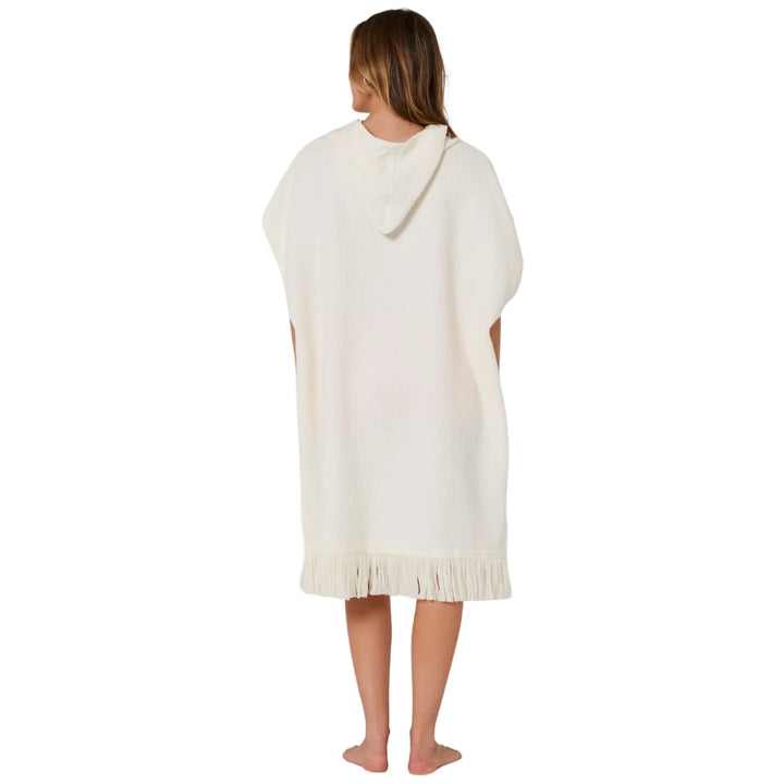 Ocean and Earth Ladies Waffle Poncho