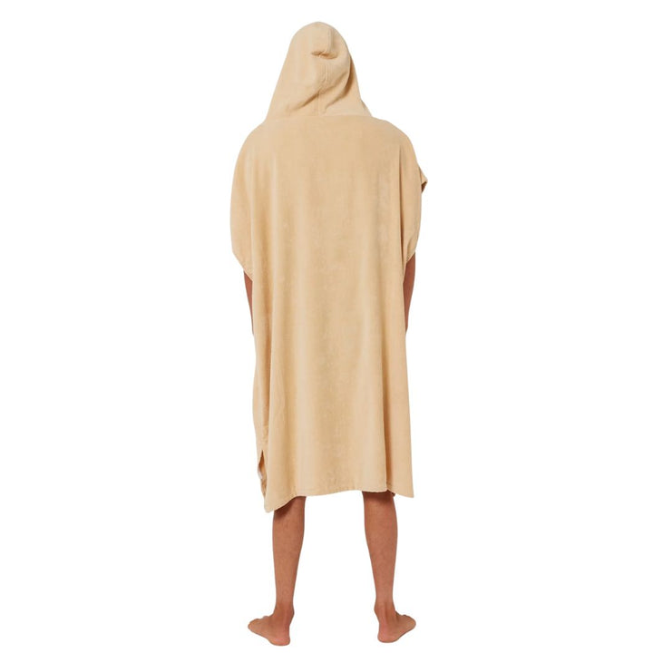 Ocean and Earth Mens Day Break Poncho Beige