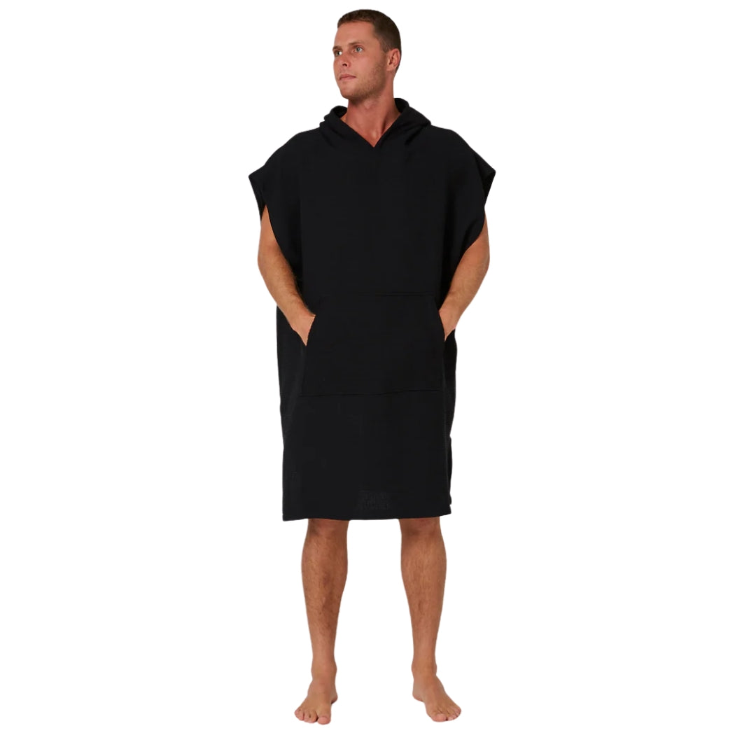 Ocean and Earth Mens Waffle Poncho