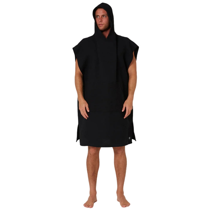 Ocean and Earth Mens Waffle Poncho