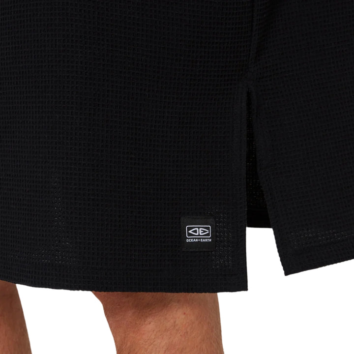 Ocean and Earth Mens Waffle Poncho