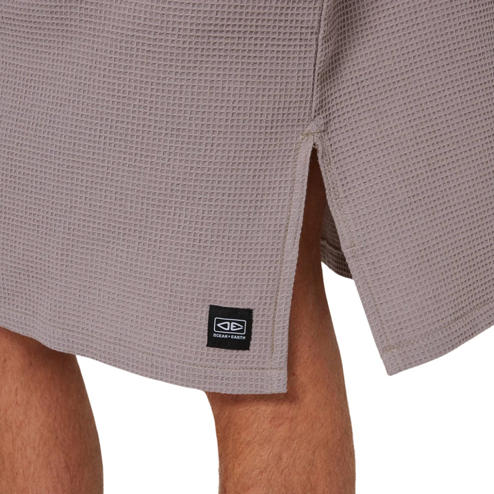Ocean and Earth Mens Waffle Poncho
