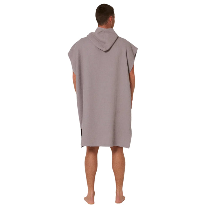 Ocean and Earth Mens Waffle Poncho
