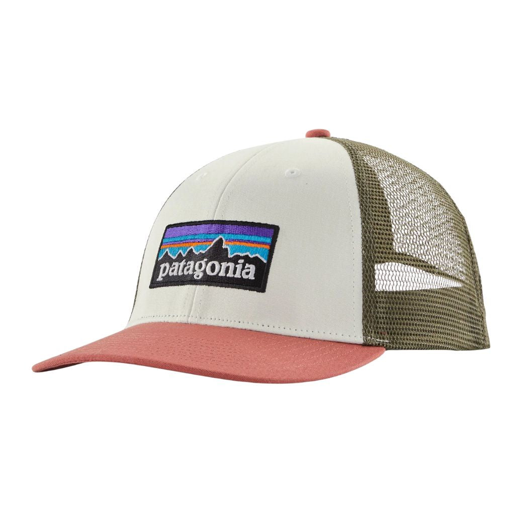 Patagonia P6 Logo LoPro Trucker Cap Birch White