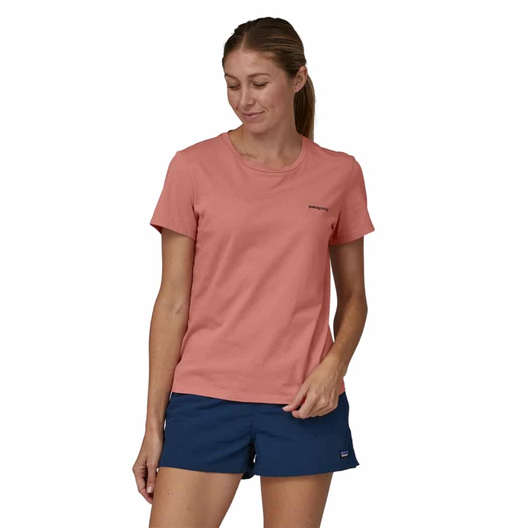 Patagonia W's P6 Mission Organic Tee Sunfade Pink