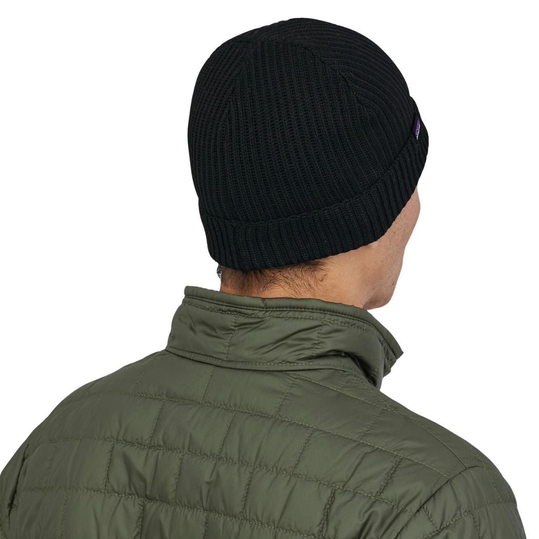 Patagonia Fishermans Rolled Beanie Black