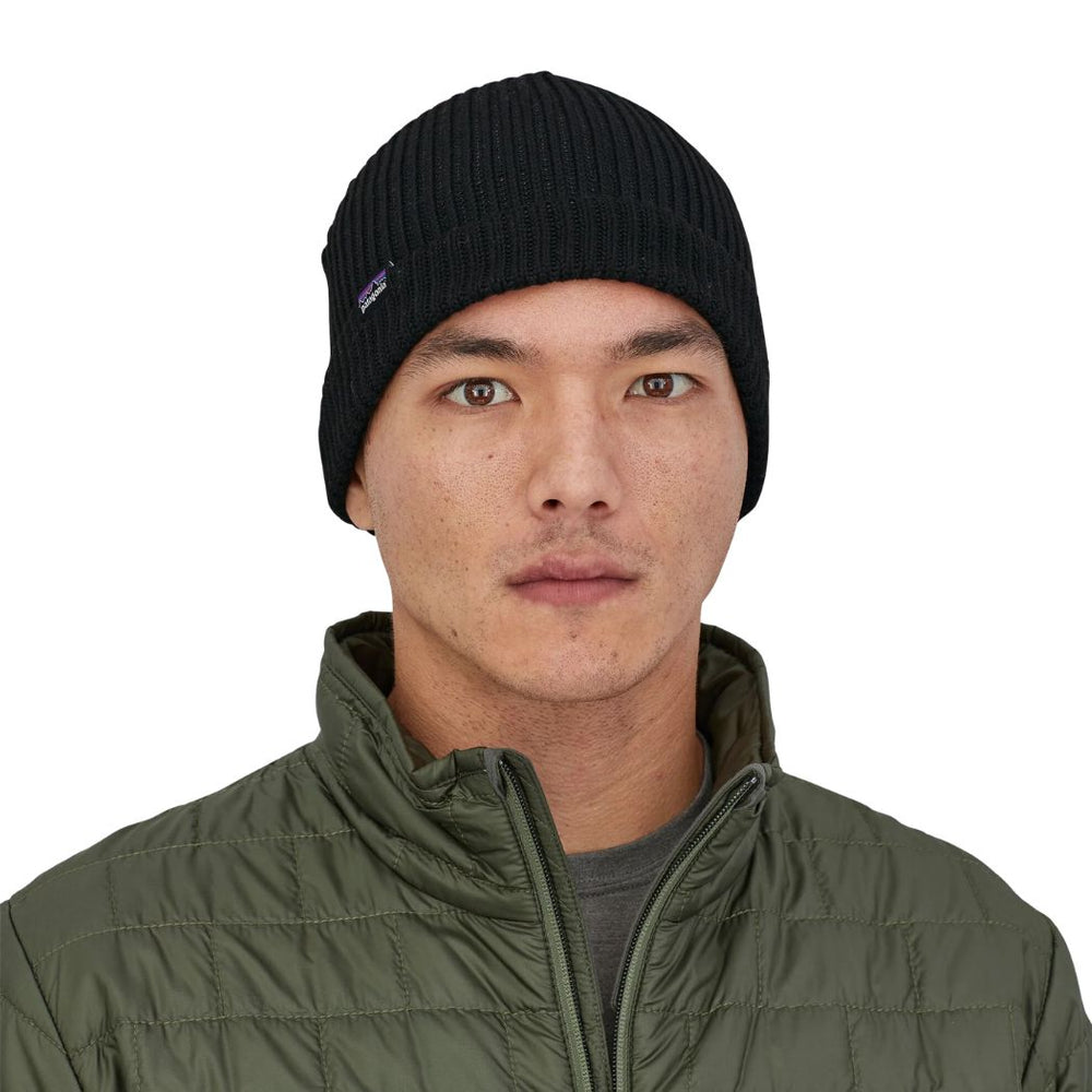 Patagonia Fishermans Rolled Beanie Black