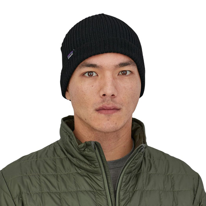 Patagonia Fishermans Rolled Beanie Black