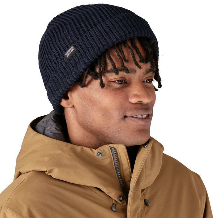 Patagonia Fishermans Rolled Beanie Navy Blue