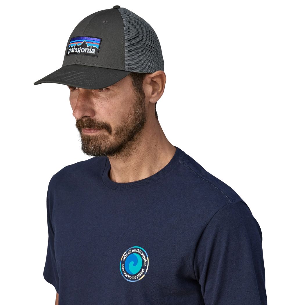 Patagonia P6 Logo LoPro Trucker Cap Forge Grey