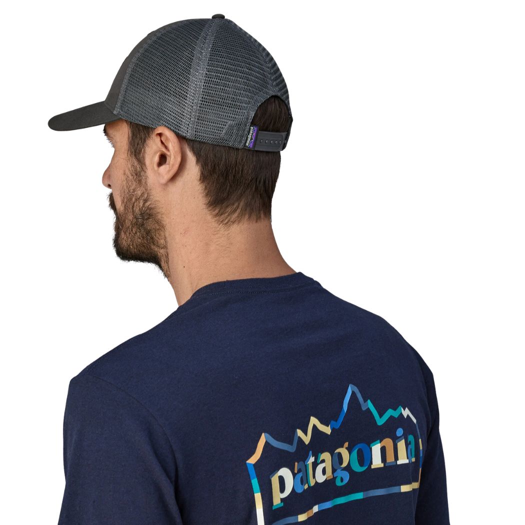 Patagonia P6 Logo LoPro Trucker Cap Forge Grey