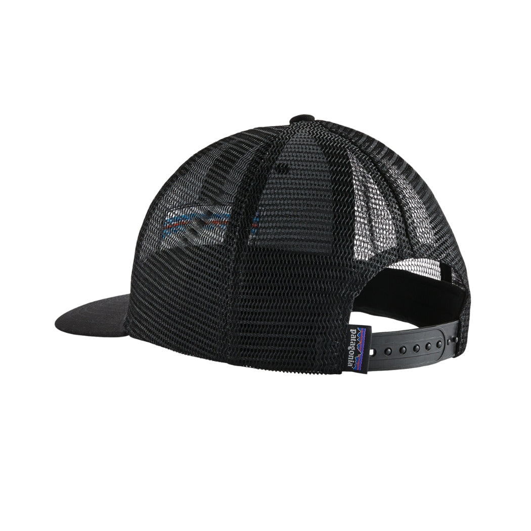 Patagonia P6 Logo Trucker Cap Black