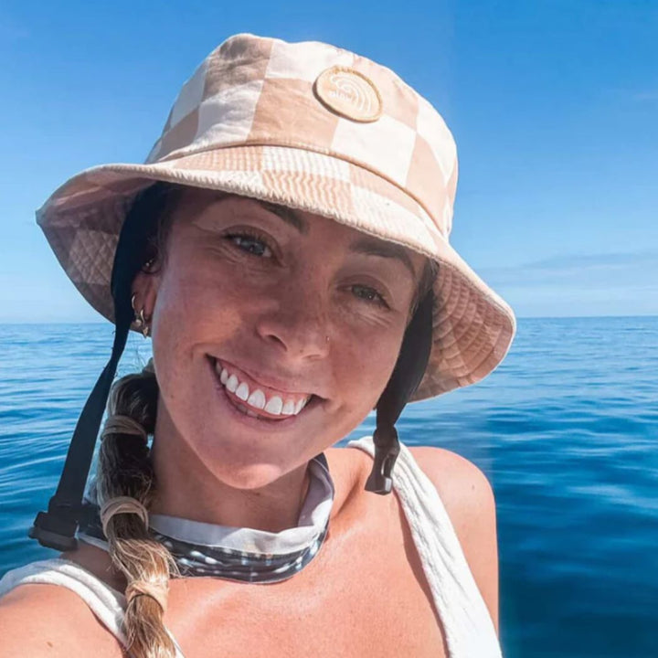 Plow Surf Co Beach Beige Checkers Surf Bucket